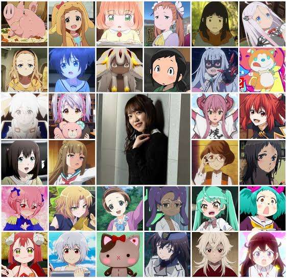声優さんの画像を貼ると、その人が担当したキャラの画像を返信してもらえるトピ