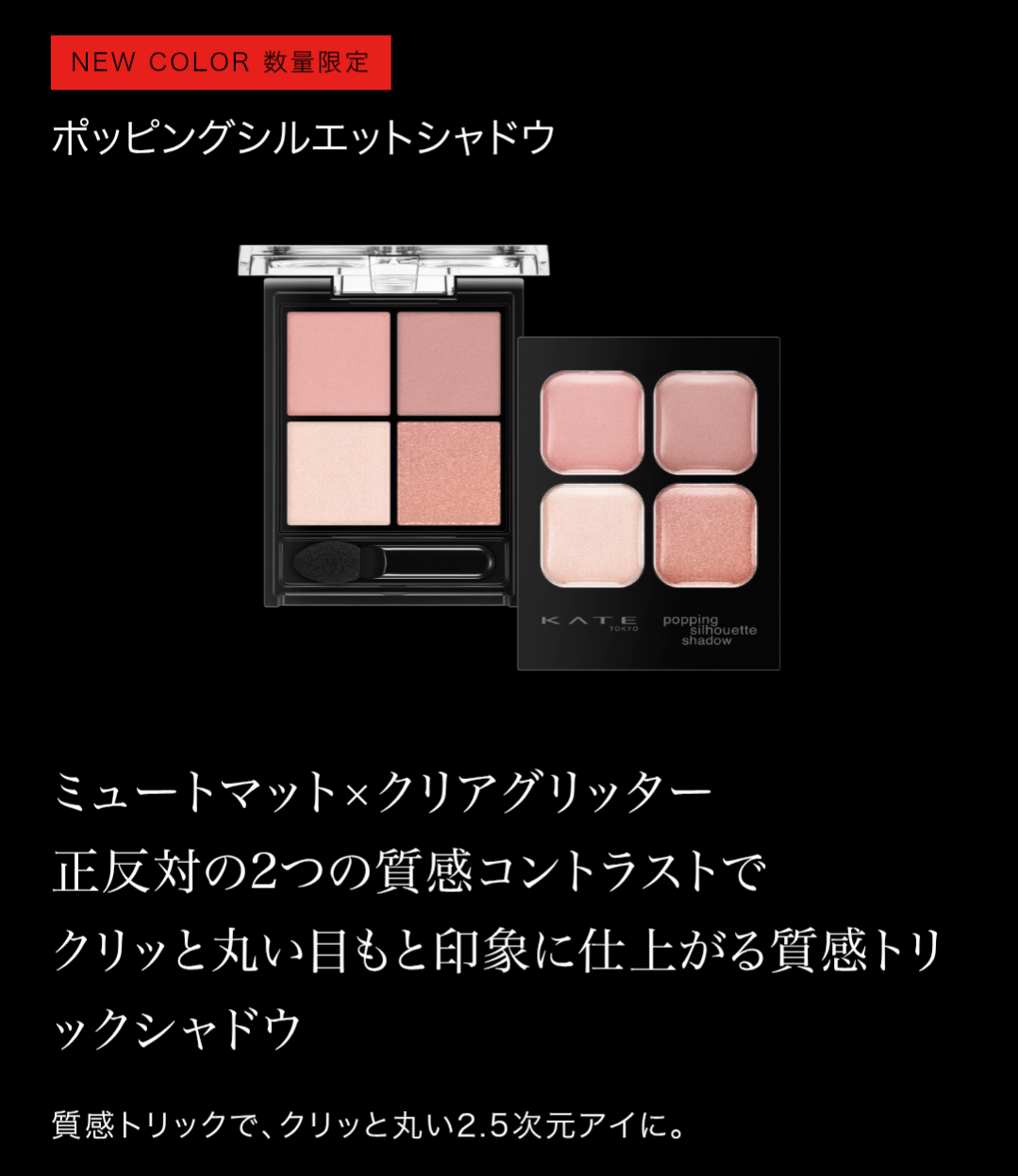 ケイト ポッピングシルエットシャドウ