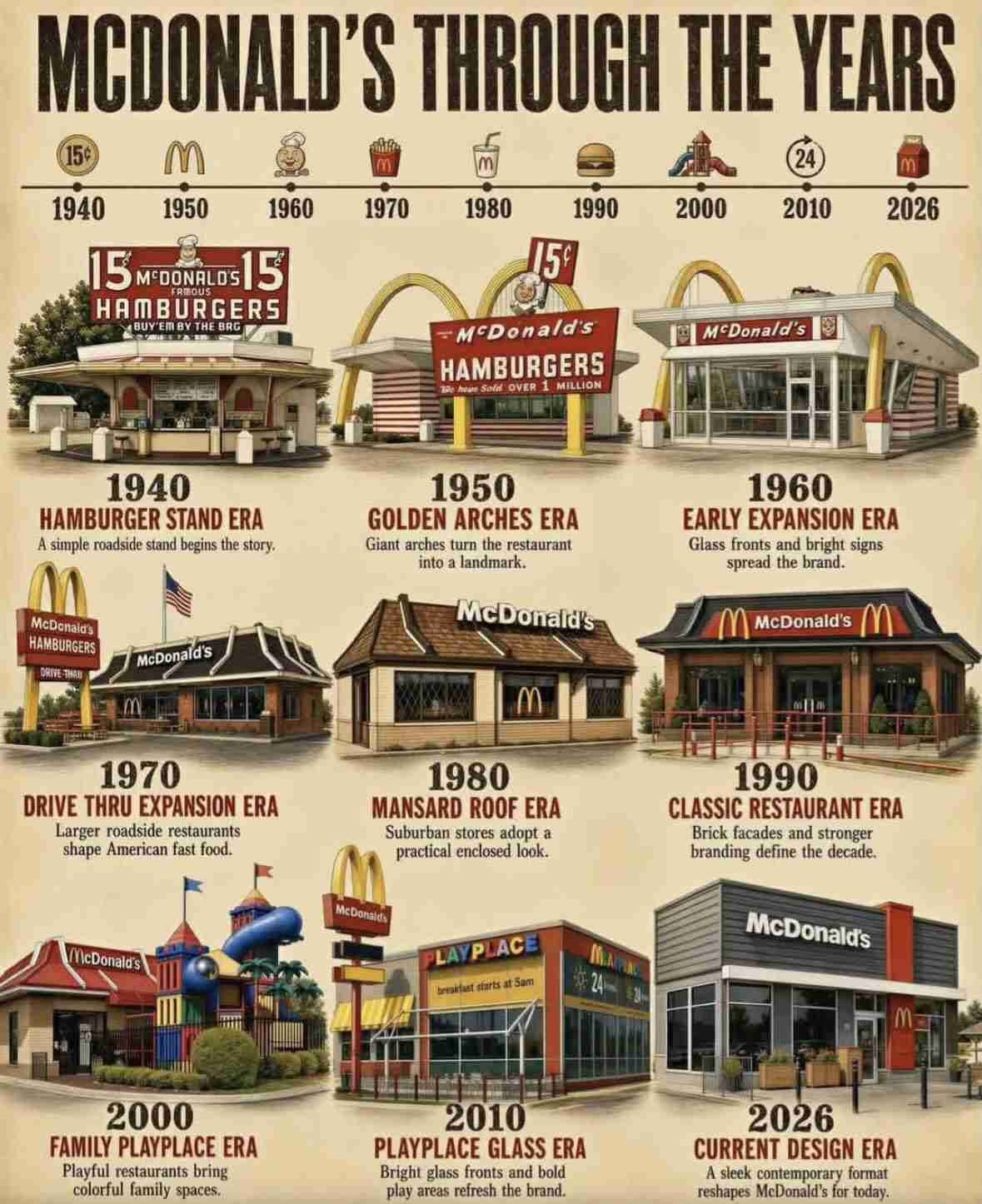 昔のマクドナルドの思い出