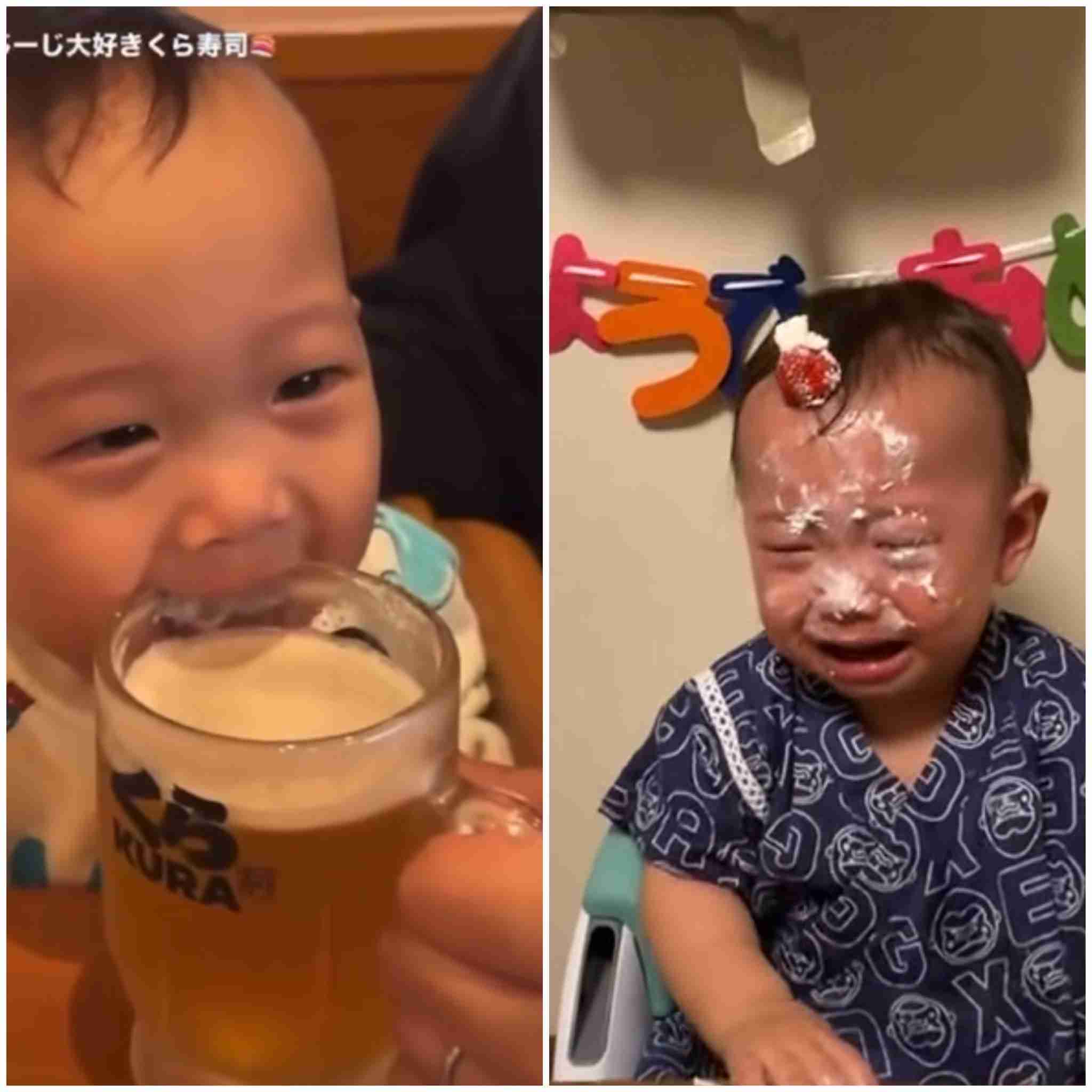 1歳誕生日「顔面ケーキ」動画が大炎上、なぜ投稿？ 　浮上する2つの説