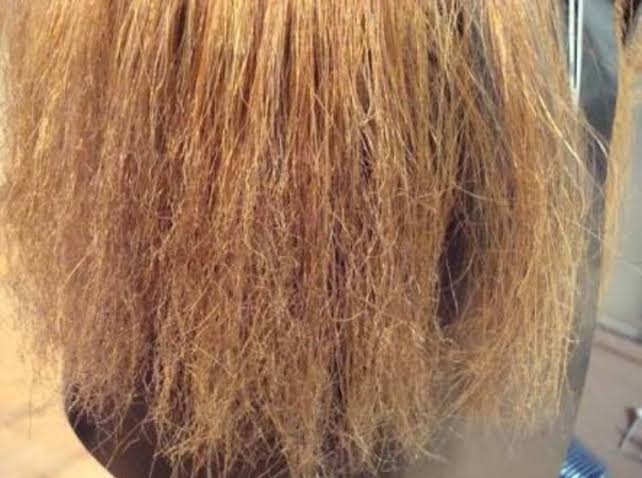 美容室に行ったらビビり毛になった