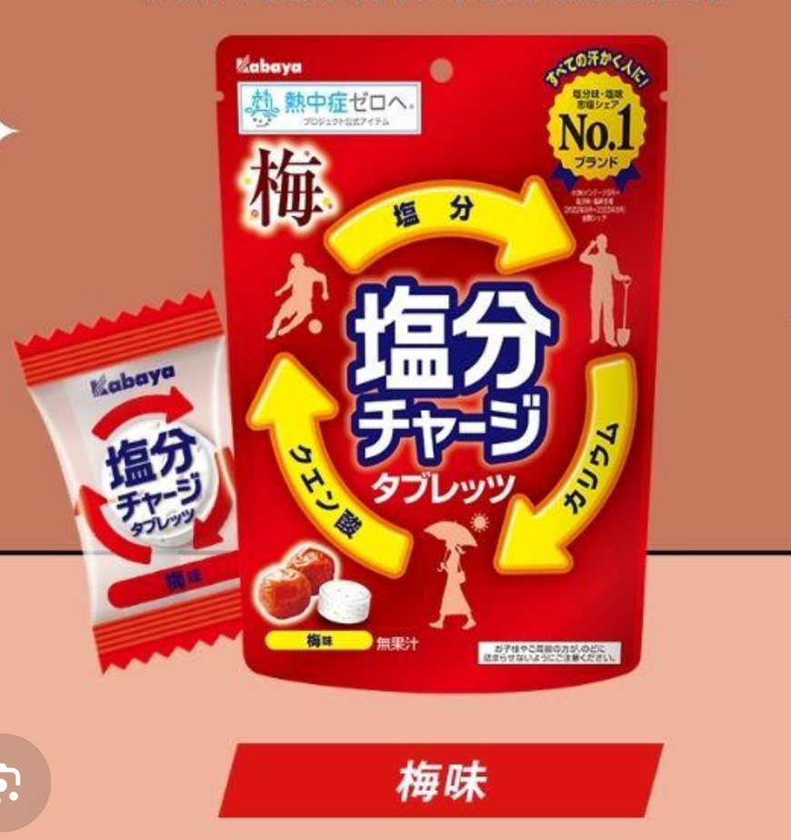塩タブレットなめていますか?