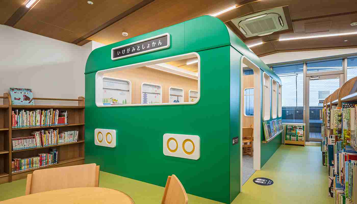 新しいお洒落な図書館が羨ましい