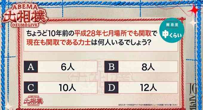 【実況・感想】大相撲名古屋場所