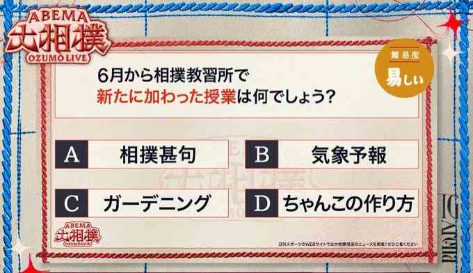 【実況・感想】大相撲名古屋場所