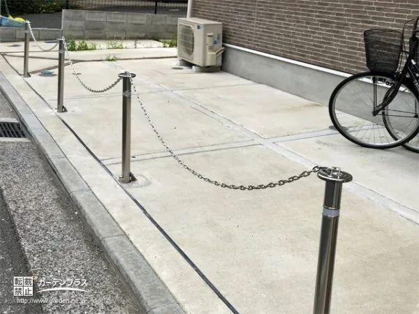 敷地内で雨宿りや一休みされてしまう