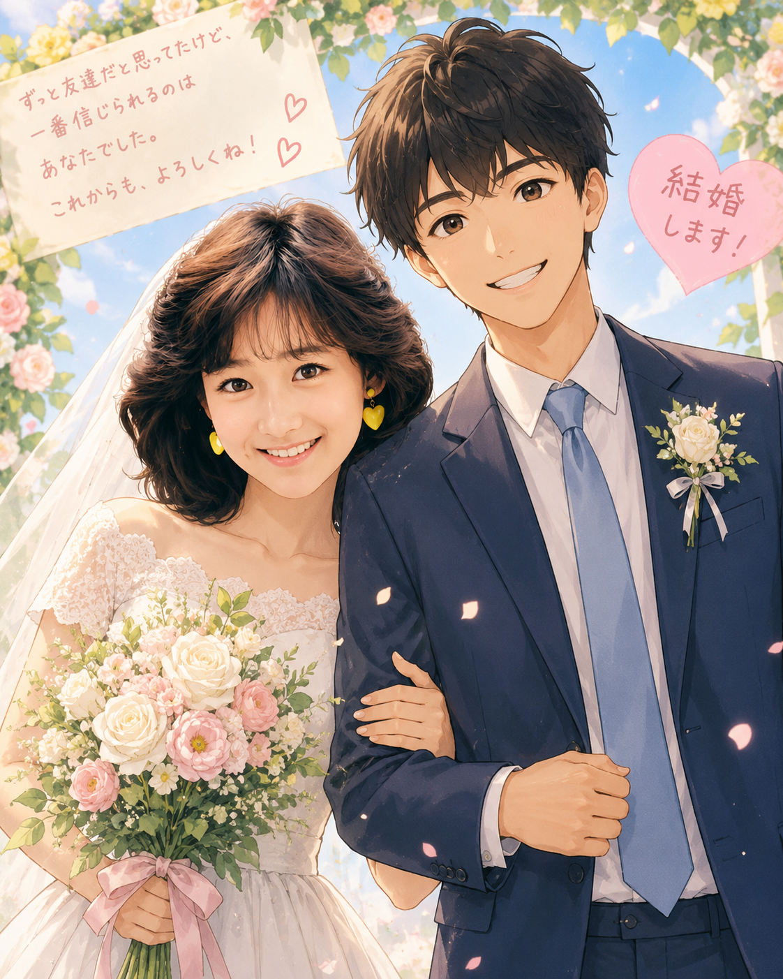 男友達から結婚した人いますか？