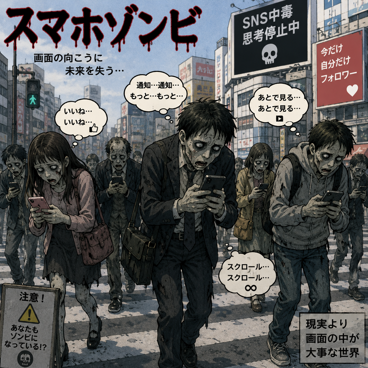スマホ依存の末路