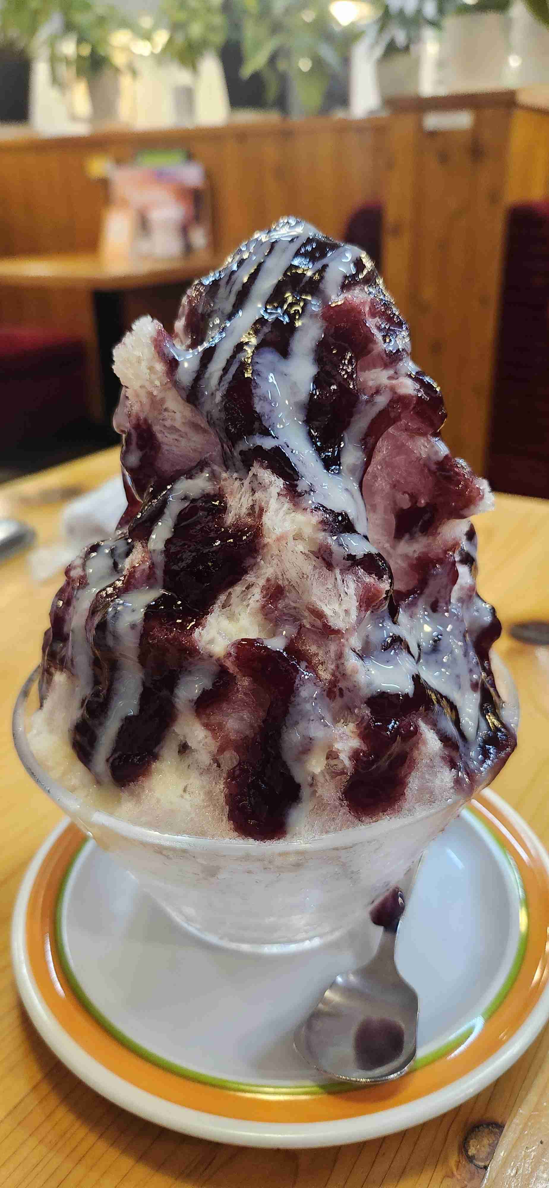 外食した写真見せて。
