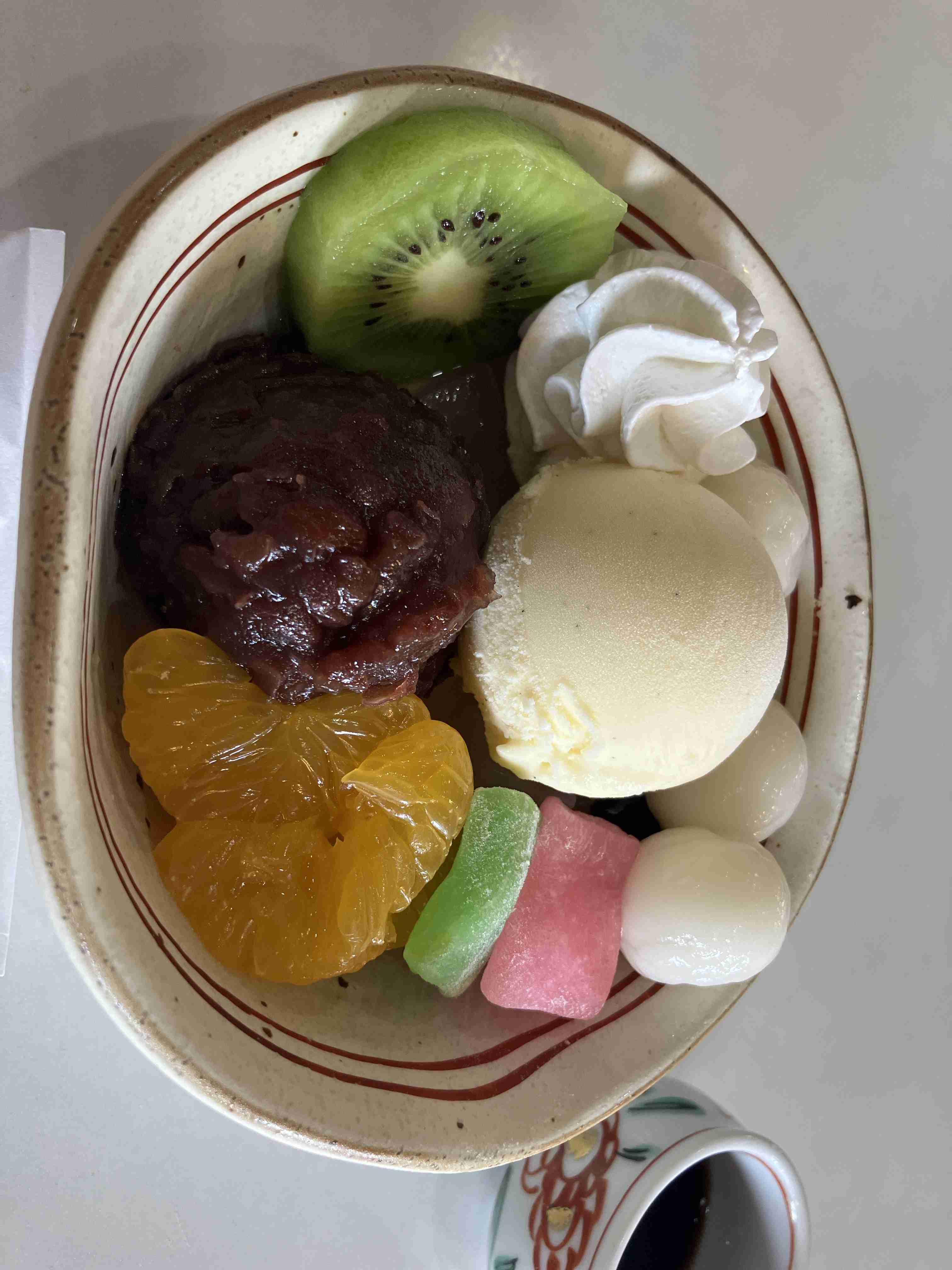 外食した写真見せて。