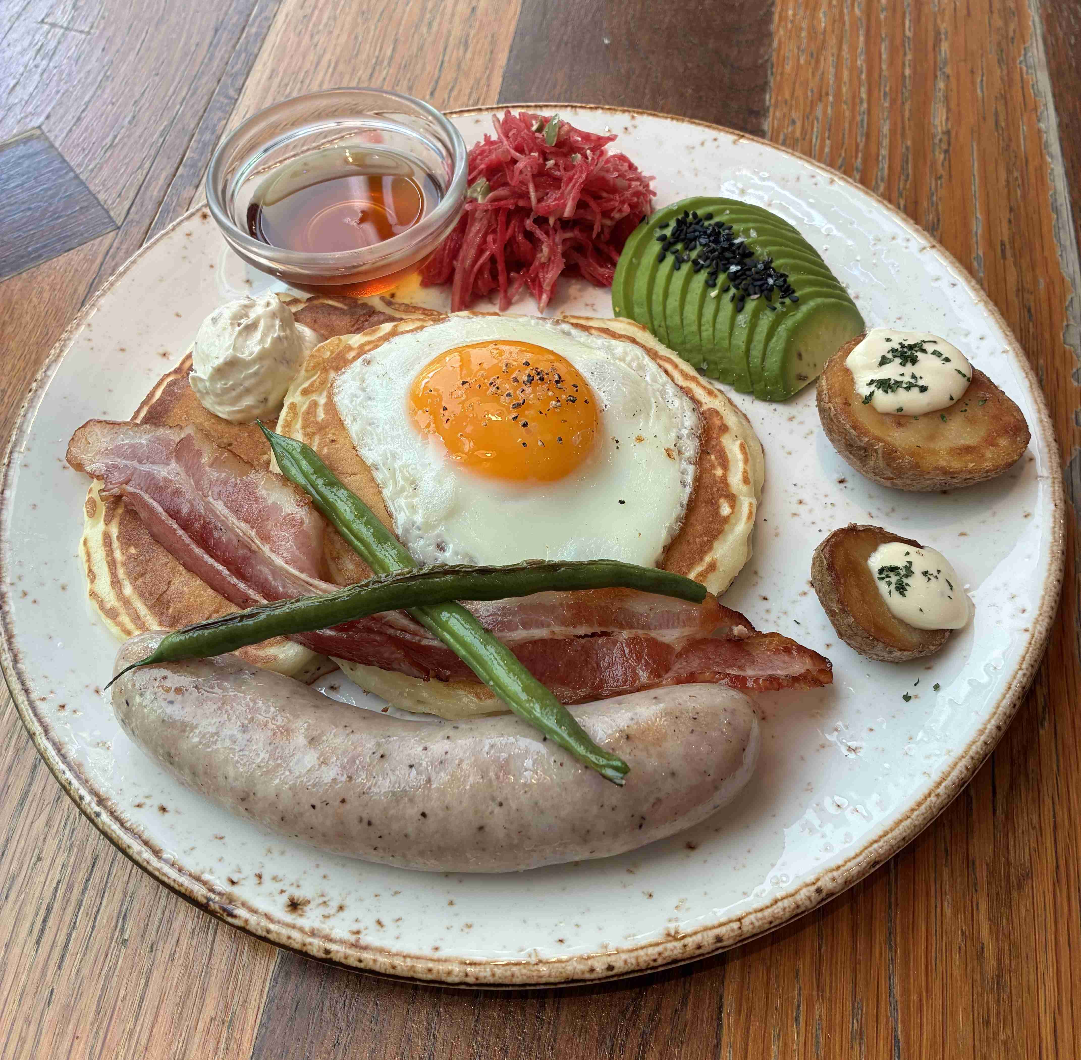 外食した写真見せて。