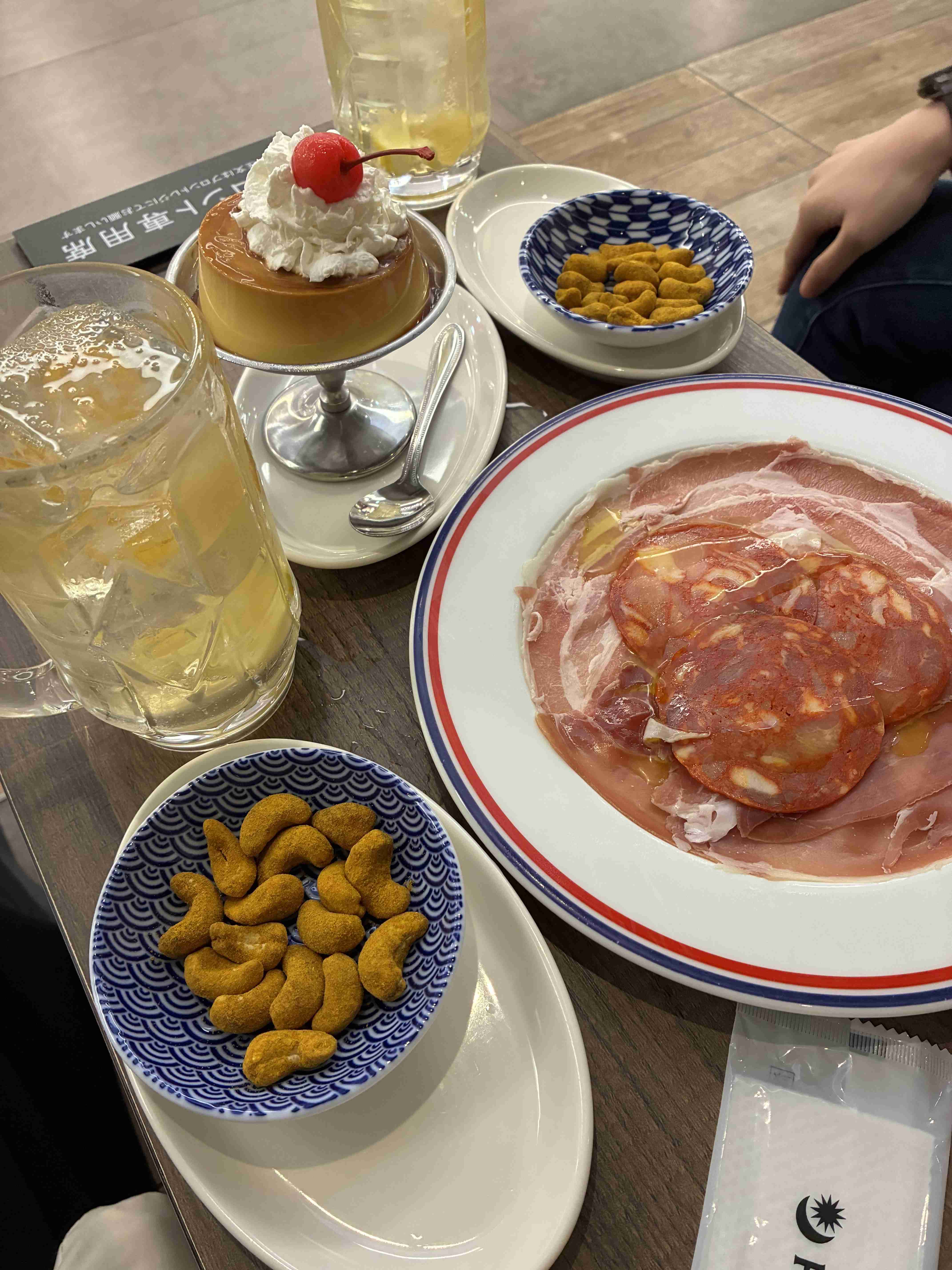 外食した写真見せて。