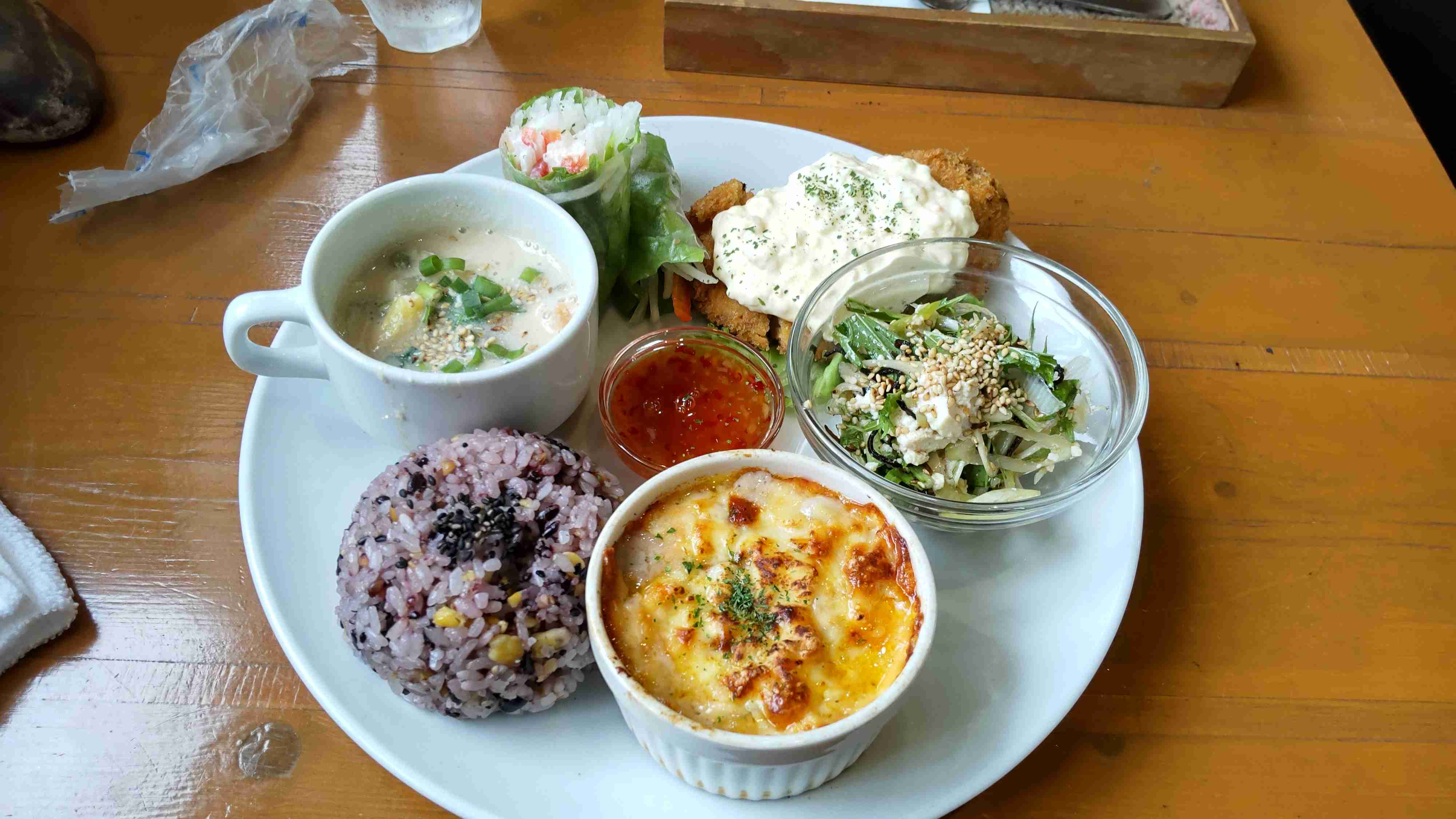 外食した写真見せて。