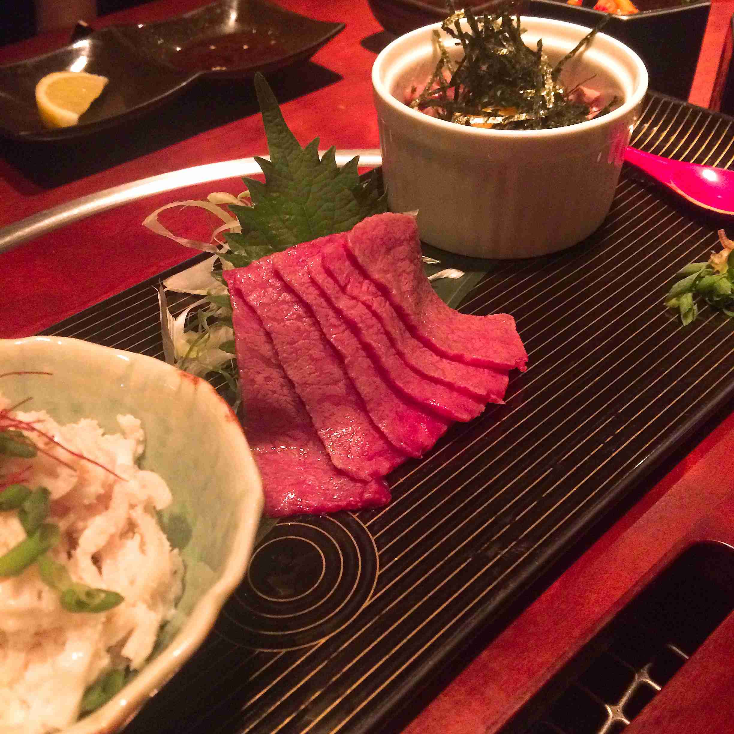 外食した写真見せて。
