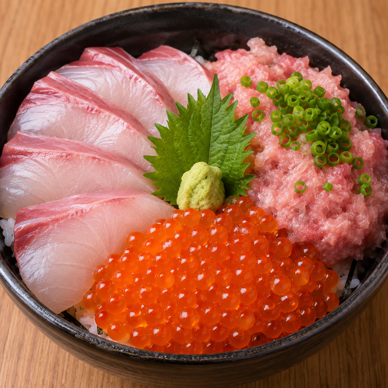 3品使って海鮮丼作るなら何を選びますか?