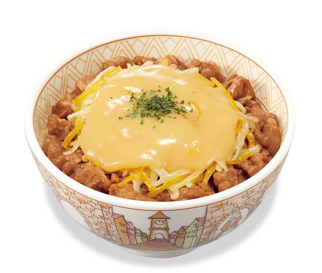 チーズ牛丼を注文するのが恥ずかしいです