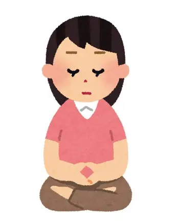 座禅の様子