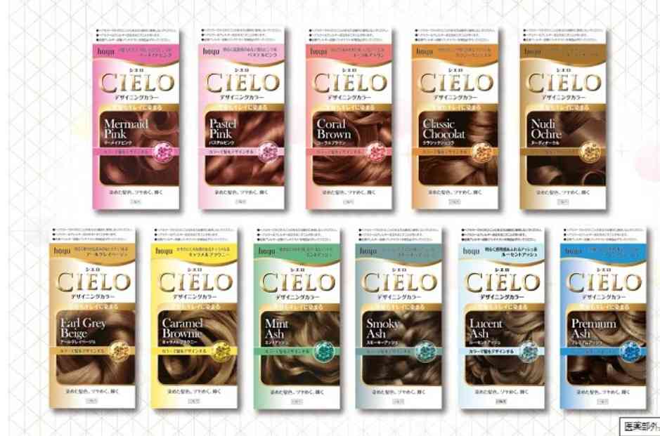 シエロの白髪染めクリームタイプのパッケージ