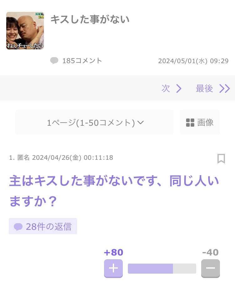 キスしたことない人