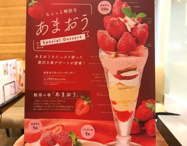 正面から見ると普通、横から見ると半分の「まっぷたつ?パフェ」 映えと食品ロス削減両立