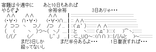 アスキーアート貼って行こう part3