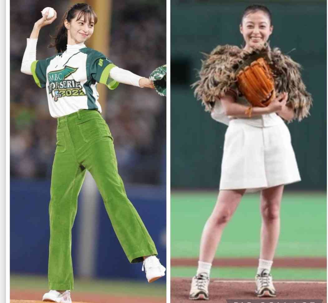 橋本環奈「キングダム」河了貂衣装でワンバン始球式！キュートな姿にドーム大歓声　自己採点「100点」