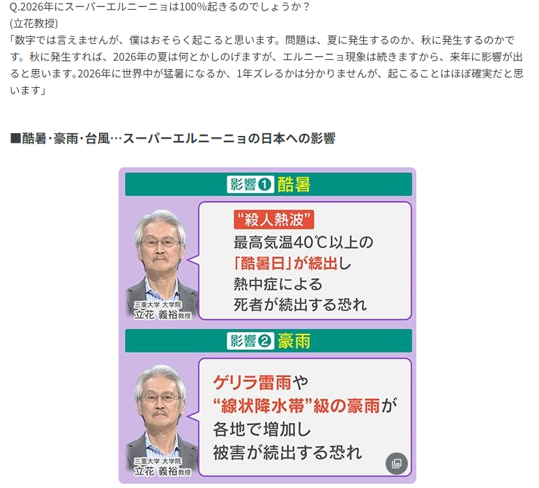 日本のほぼ全域で8月16日頃~18日頃から「この時期としては10年に1度程度しか起きないような著しい高温」となる可能性が高まっている…気象庁が「高温に関する早期天候情報」発表