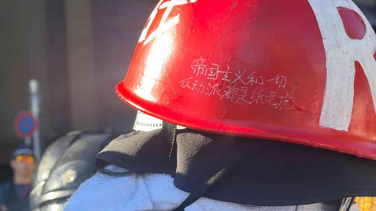 原爆ドーム前から排除の女性活動家「来年も座り込む」 中核派から分裂後、初の目立つ活動