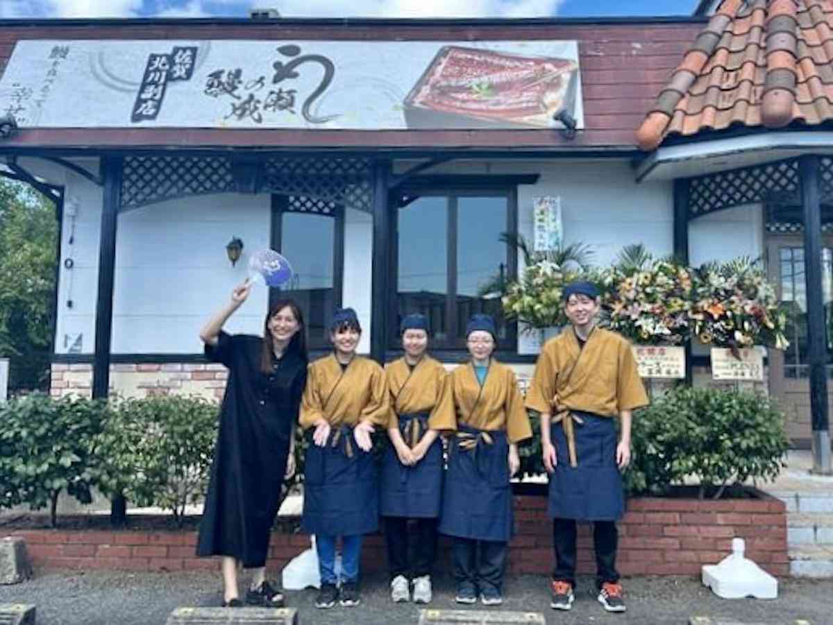 佐賀市郊外の「うなぎの成瀬」フランチャイズ店舗
