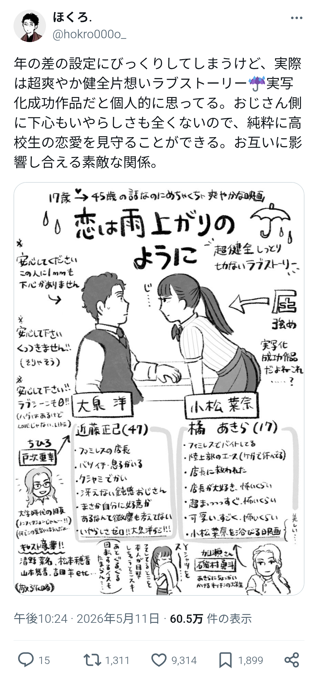 ハッピーな気持ちになれる映画を教えて