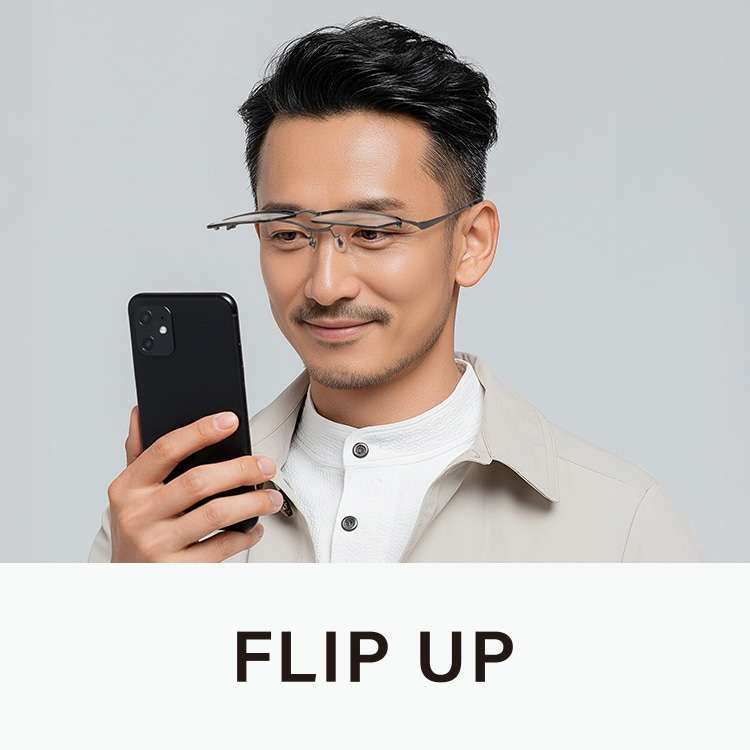 近視が強くて老眼の人