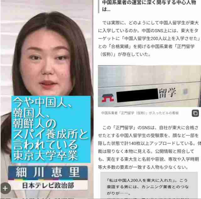 東大、60代教授を懲戒処分 サイトに中国から閲覧しにくい細工
