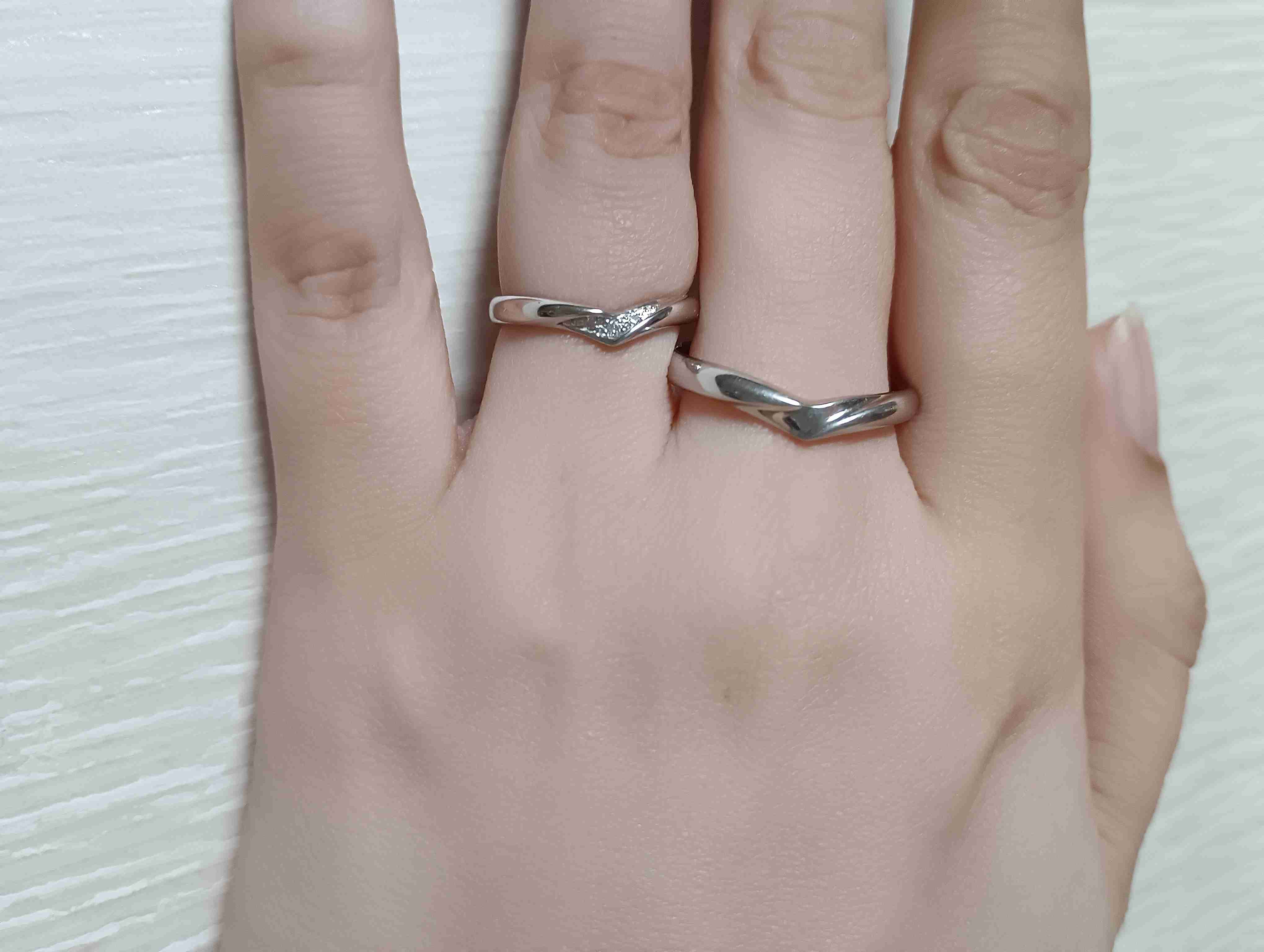 婚約指輪、結婚指輪見せてください！！