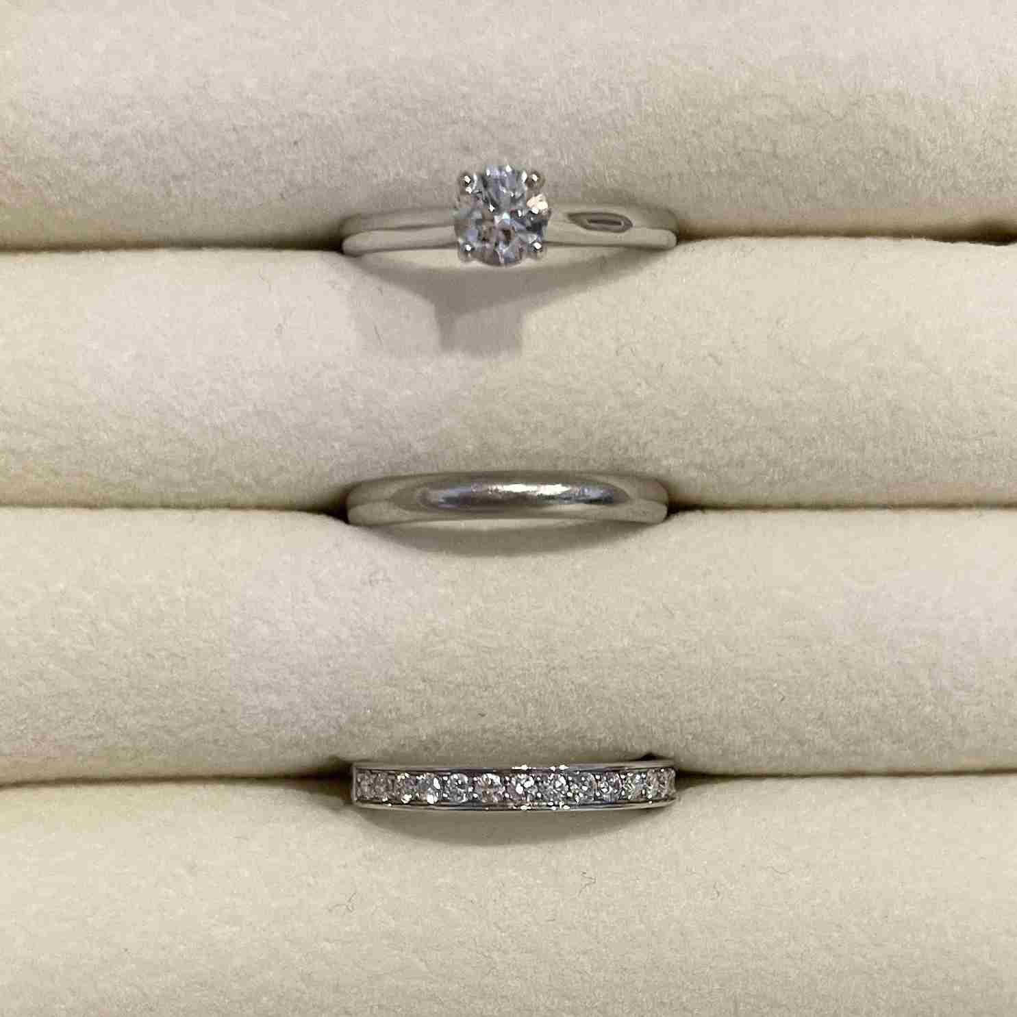 婚約指輪、結婚指輪見せてください！！
