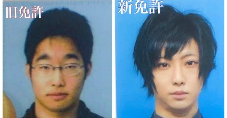 別人のように見える画像