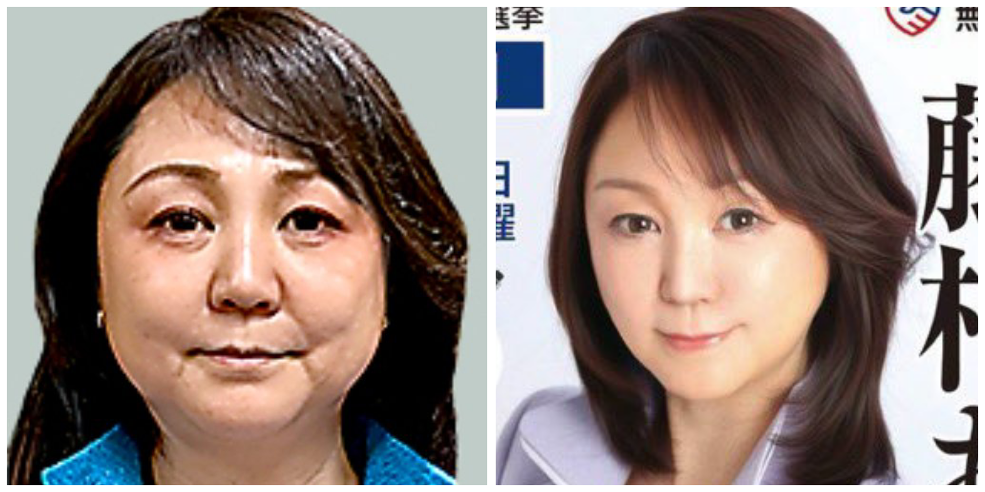 別人のように見える画像