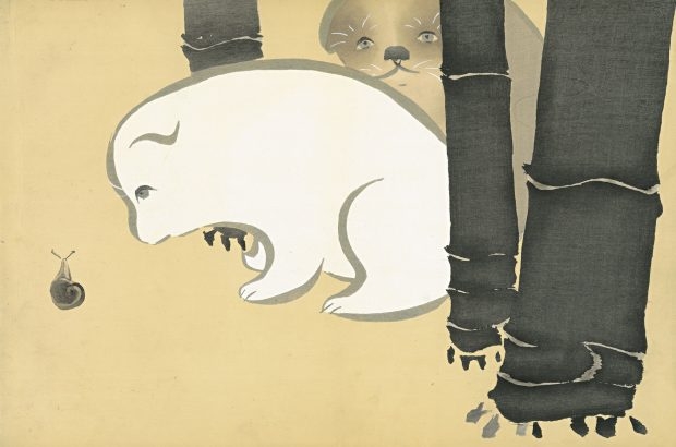 絵画の動物を貼るトピ