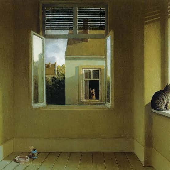 絵画の動物を貼るトピ