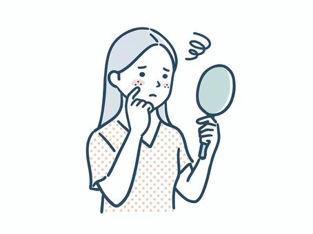汚肌だからこそもう諦めてる