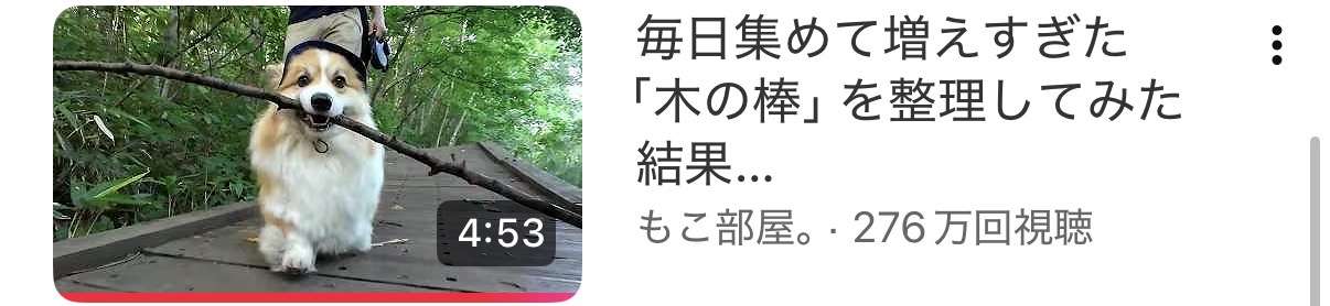 サムネイルで見てしまった動画ありますか？