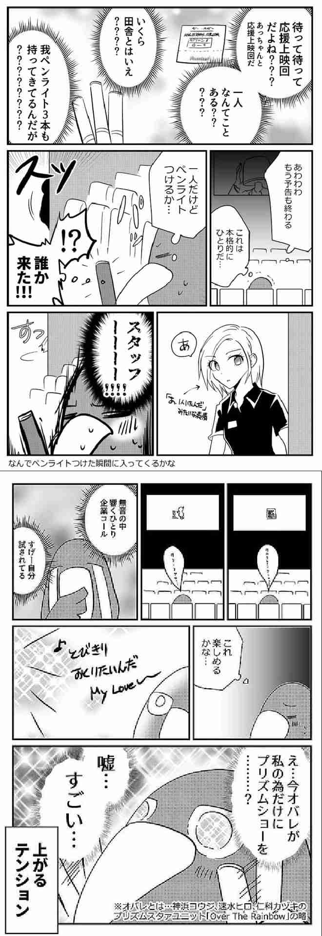 映画館で自分1人だけだった