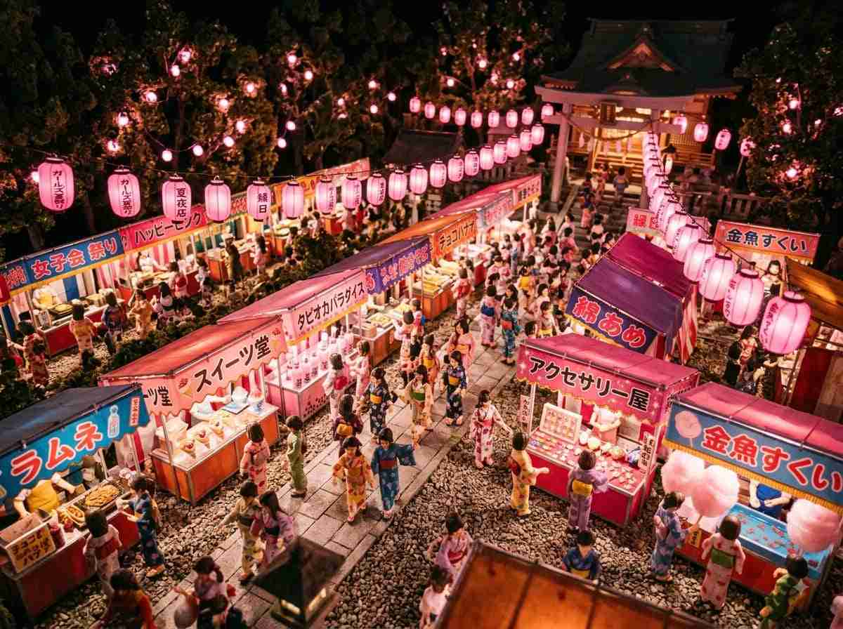 【画像】AIでガルちゃん夏祭り開催！