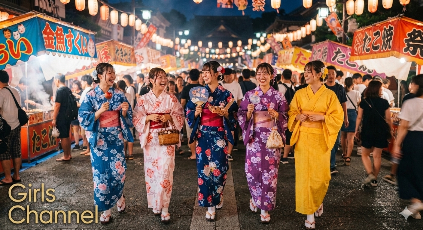 【画像】AIでガルちゃん夏祭り開催！