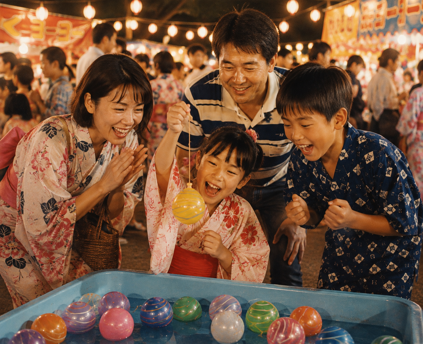 【画像】AIでガルちゃん夏祭り開催！
