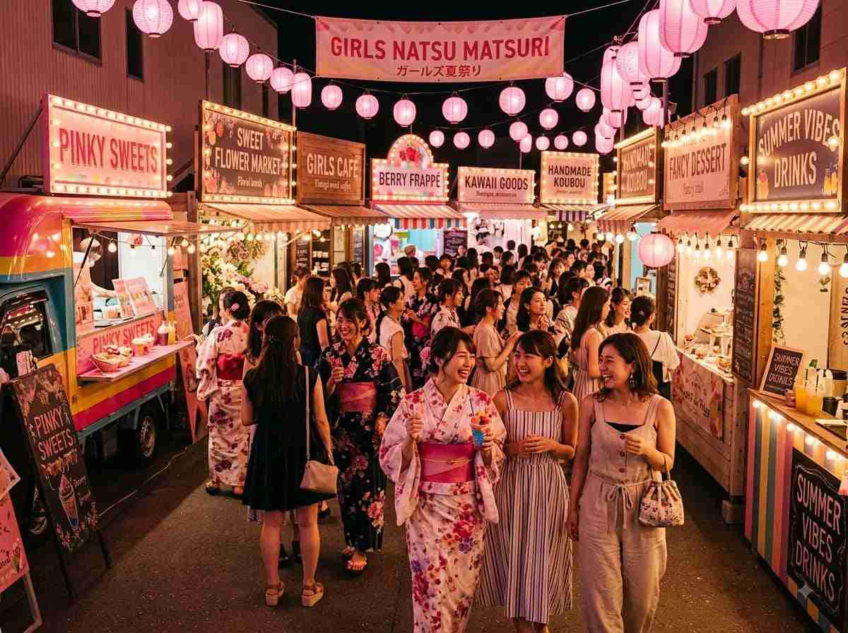 【画像】AIでガルちゃん夏祭り開催！