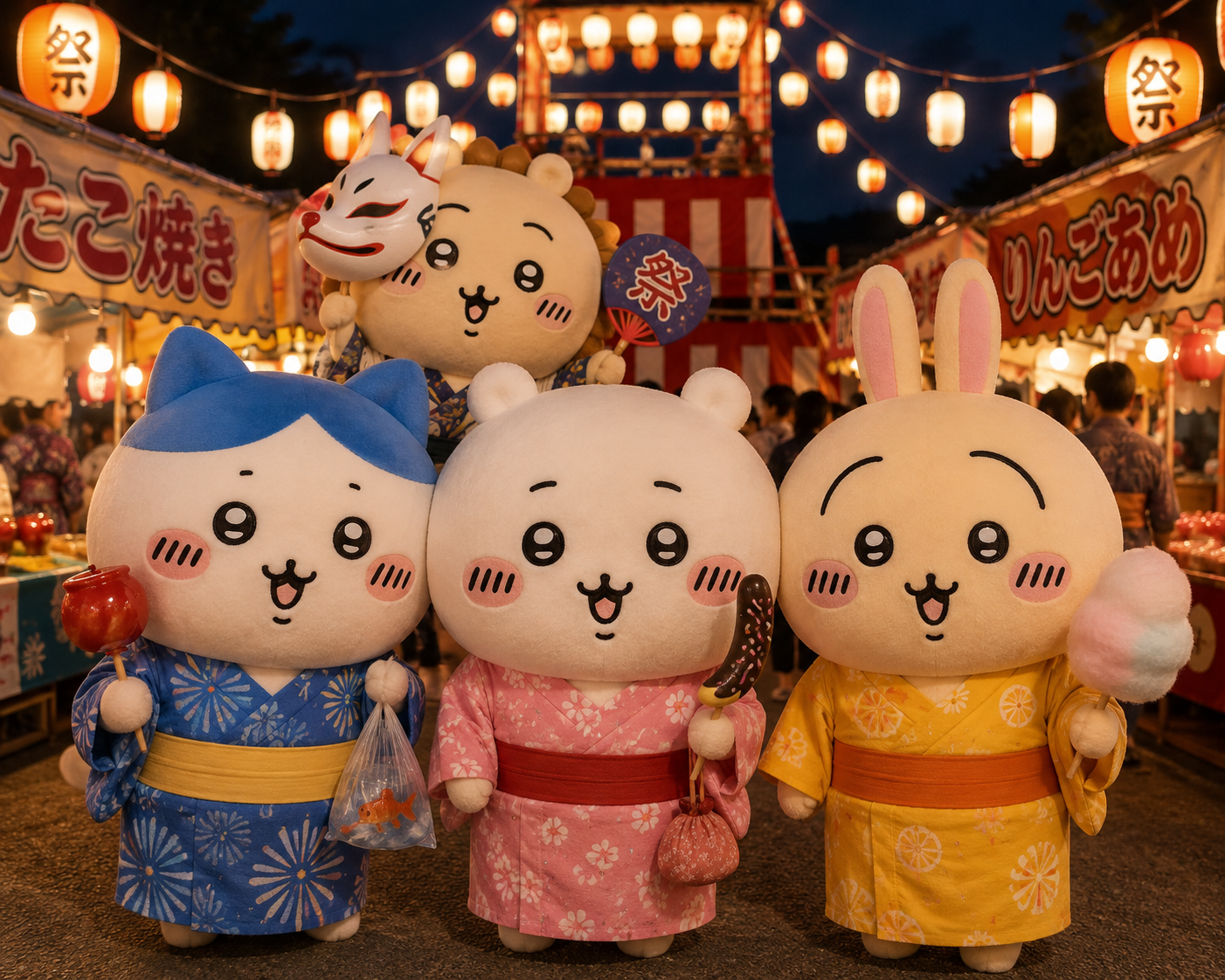 【画像】AIでガルちゃん夏祭り開催！