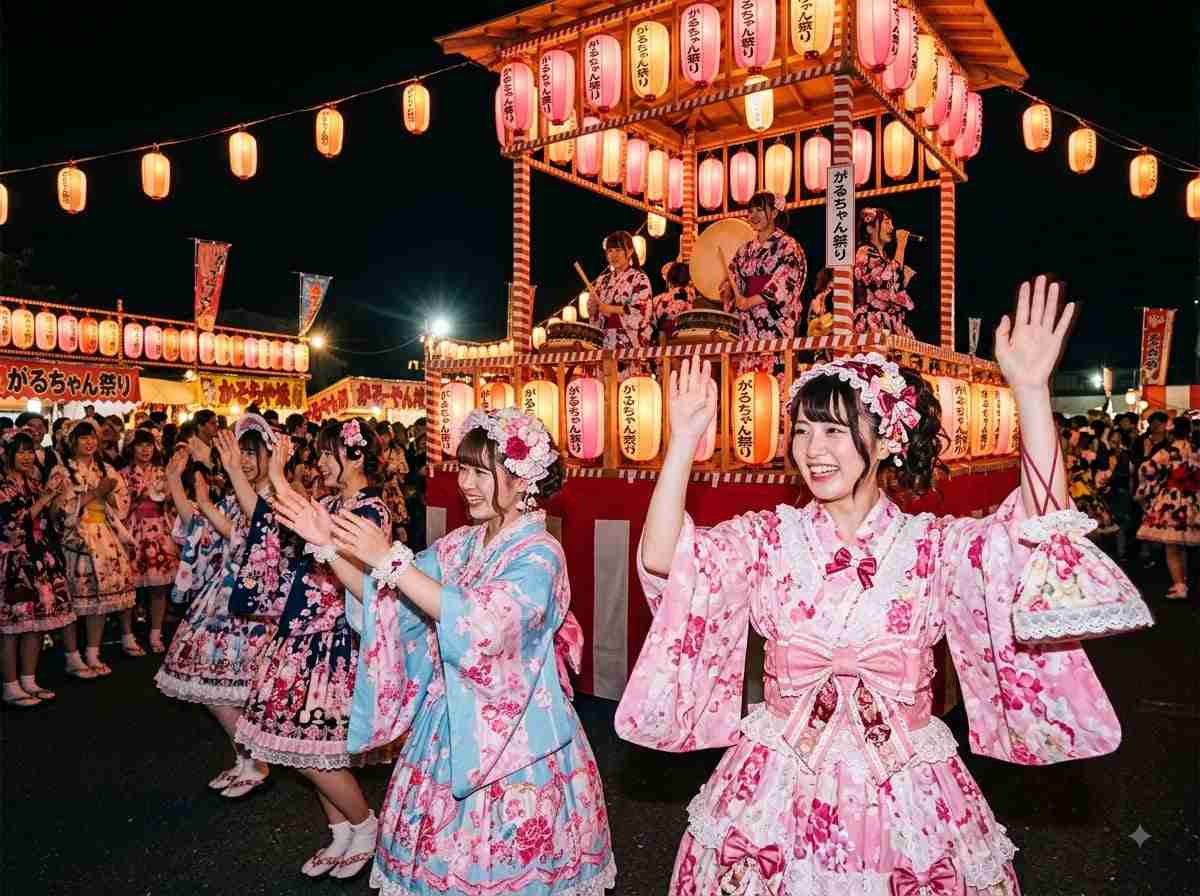 【画像】AIでガルちゃん夏祭り開催！