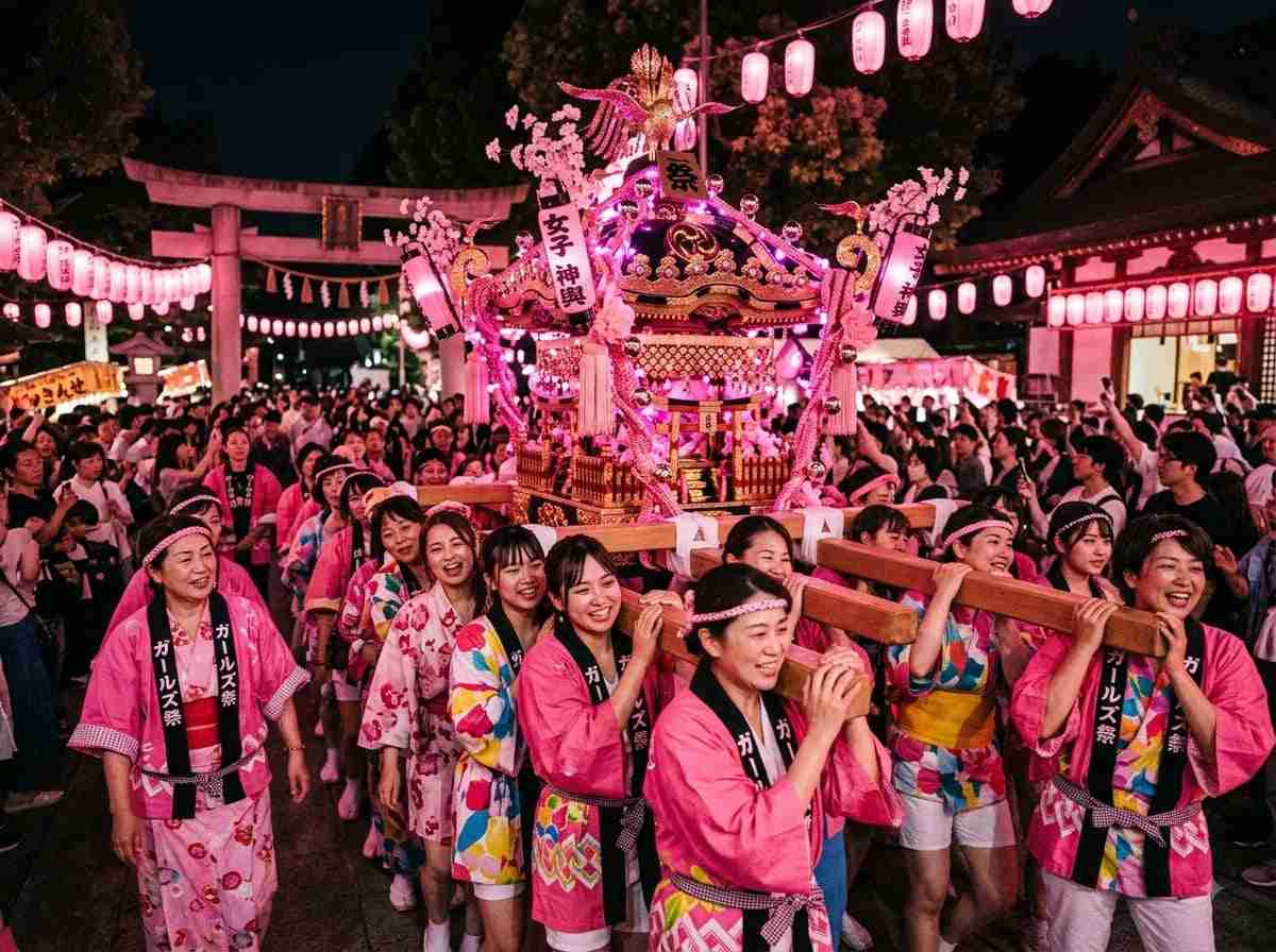 【画像】AIでガルちゃん夏祭り開催！
