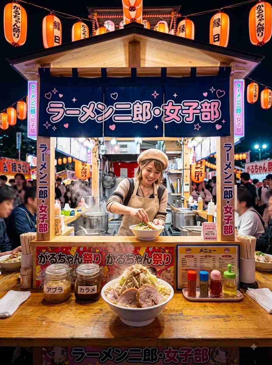 【画像】AIでガルちゃん夏祭り開催！