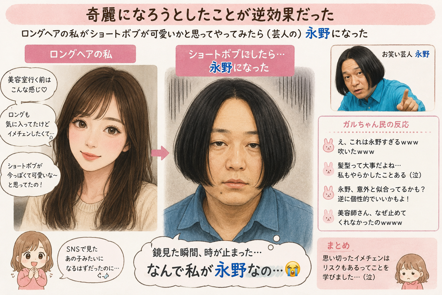 綺麗になろうとした事が逆効果だった